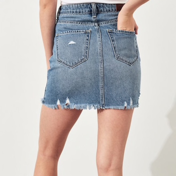 NEW ultra high rise hollister jeannskirt - Picture 4 of 5